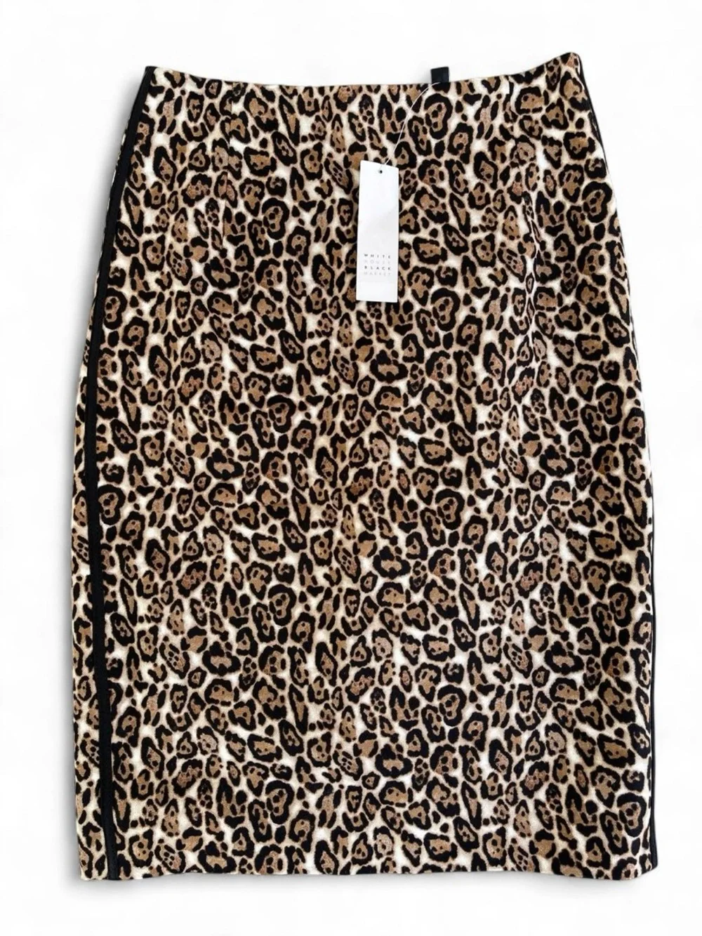 White House Black Market Leopard Print Pencil Skirt In Size 00P